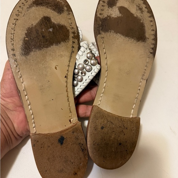 Jack Rogers White and Brown Sandals Beautiful !!
These are truly beautiful coft - Picture 4 of 13